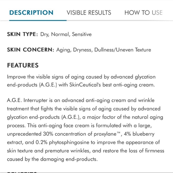 SkinCeuticals A.G.E INTERRUPTEUR samples - Picture 3 of 4